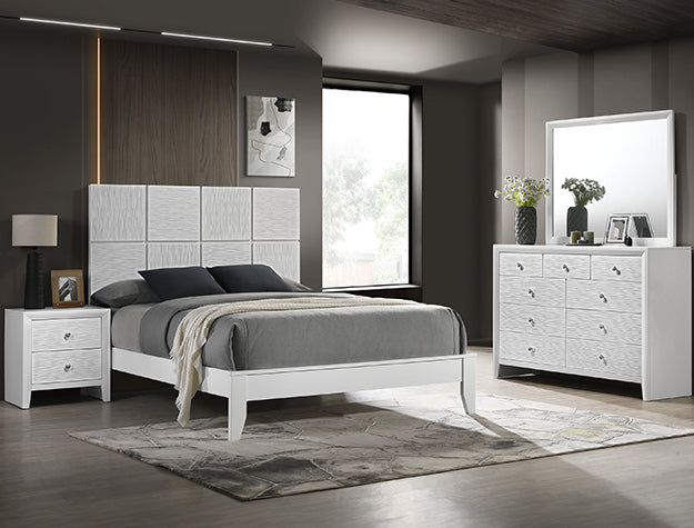 Denker-Evan White Bedroom Group (SETB4712)