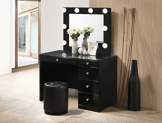 Morgan/Luxo Vanity Black (B4851BK-4852-11)