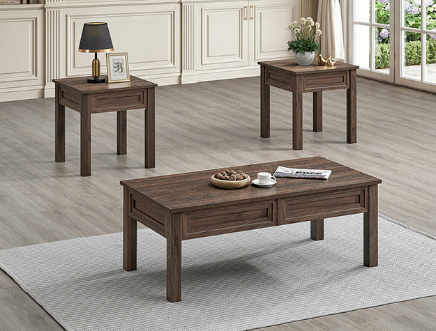 Lorraine 3-Pk Cocktail Set Brown (B6610-CE-SET)