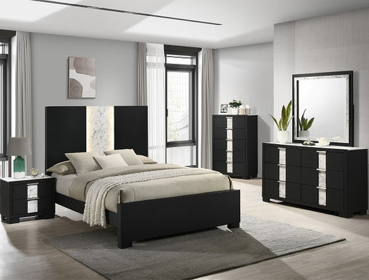 Rangley Black Bedroom Group (SETB6835)