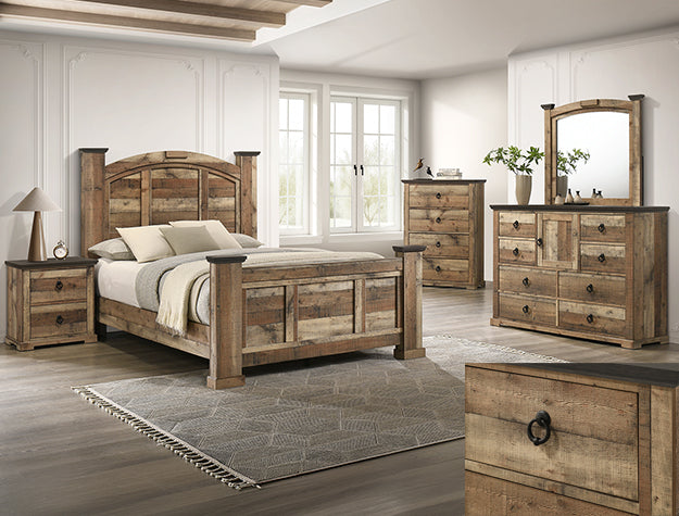 Ella-Mae Bedroom Reclaimed Natural (SETB6845)