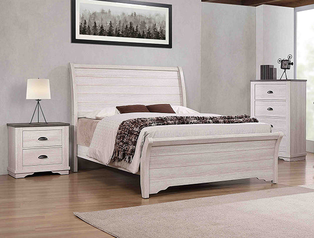 Coralee Bedroom Group Chalk/Grey (SETB8130)