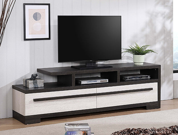 Remington Tv Stand Chalk/Ebony (B8162-9)