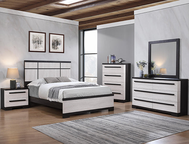 Remington Bedroom Black/White (SETB8162)