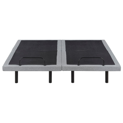 Flex Split Eastern King Power Heads and Foot Adjustable Bed Frames with Massage, Zero Gravity, Charging Ports and Nightlight