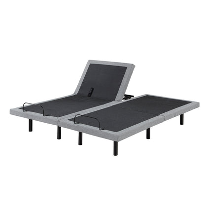 Flex Split Eastern King Power Heads and Foot Adjustable Bed Frames with Massage, Zero Gravity, Charging Ports and Nightlight