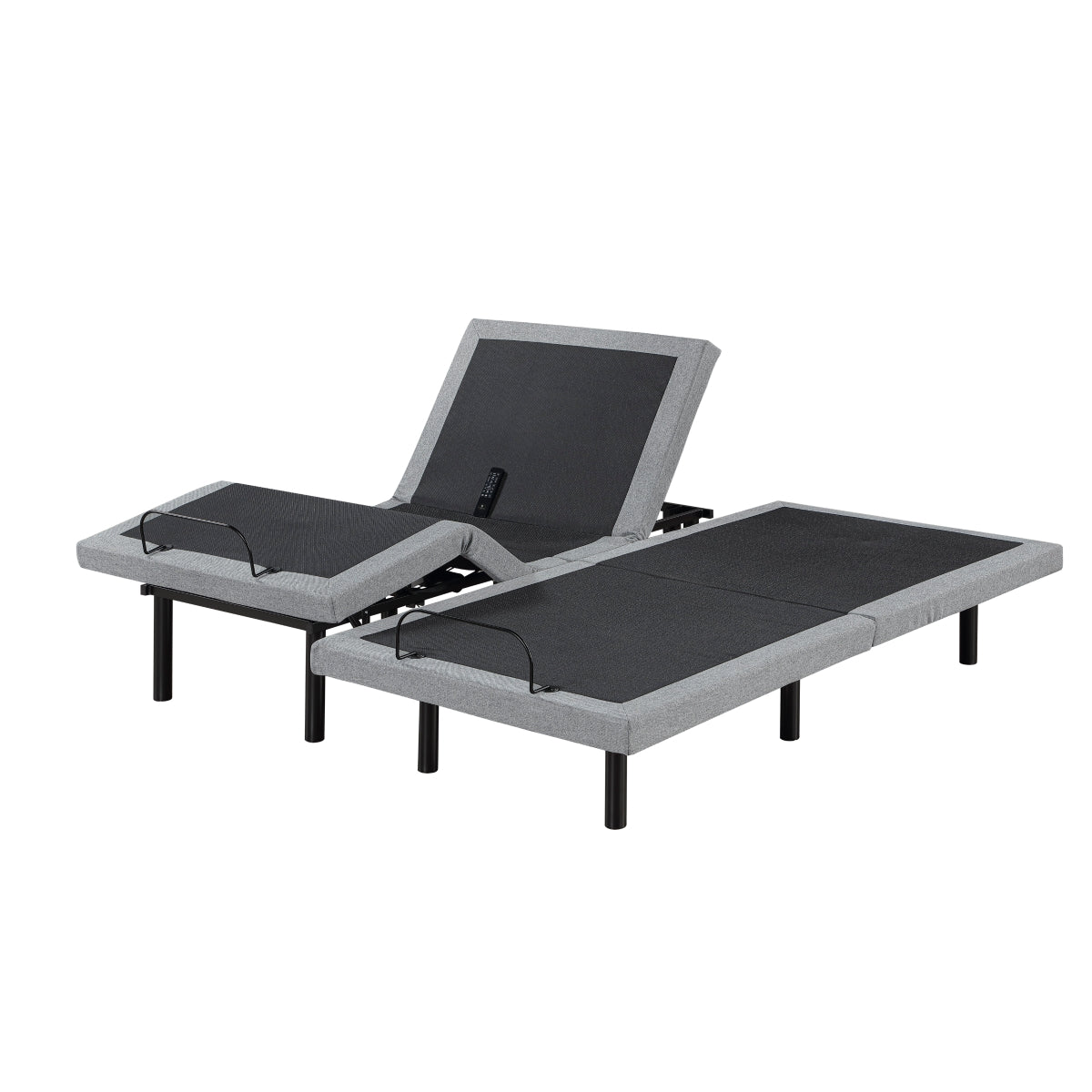 Flex Split Eastern King Power Heads and Foot Adjustable Bed Frames with Massage, Zero Gravity, Charging Ports and Nightlight