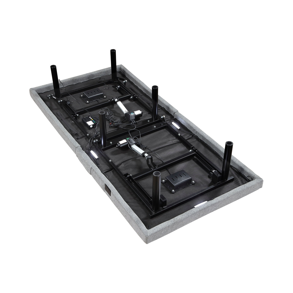 Flex Power Head and Foot Adjustable Bed Frame with Massage, Zero Gravity, Charging Ports and Nightlight