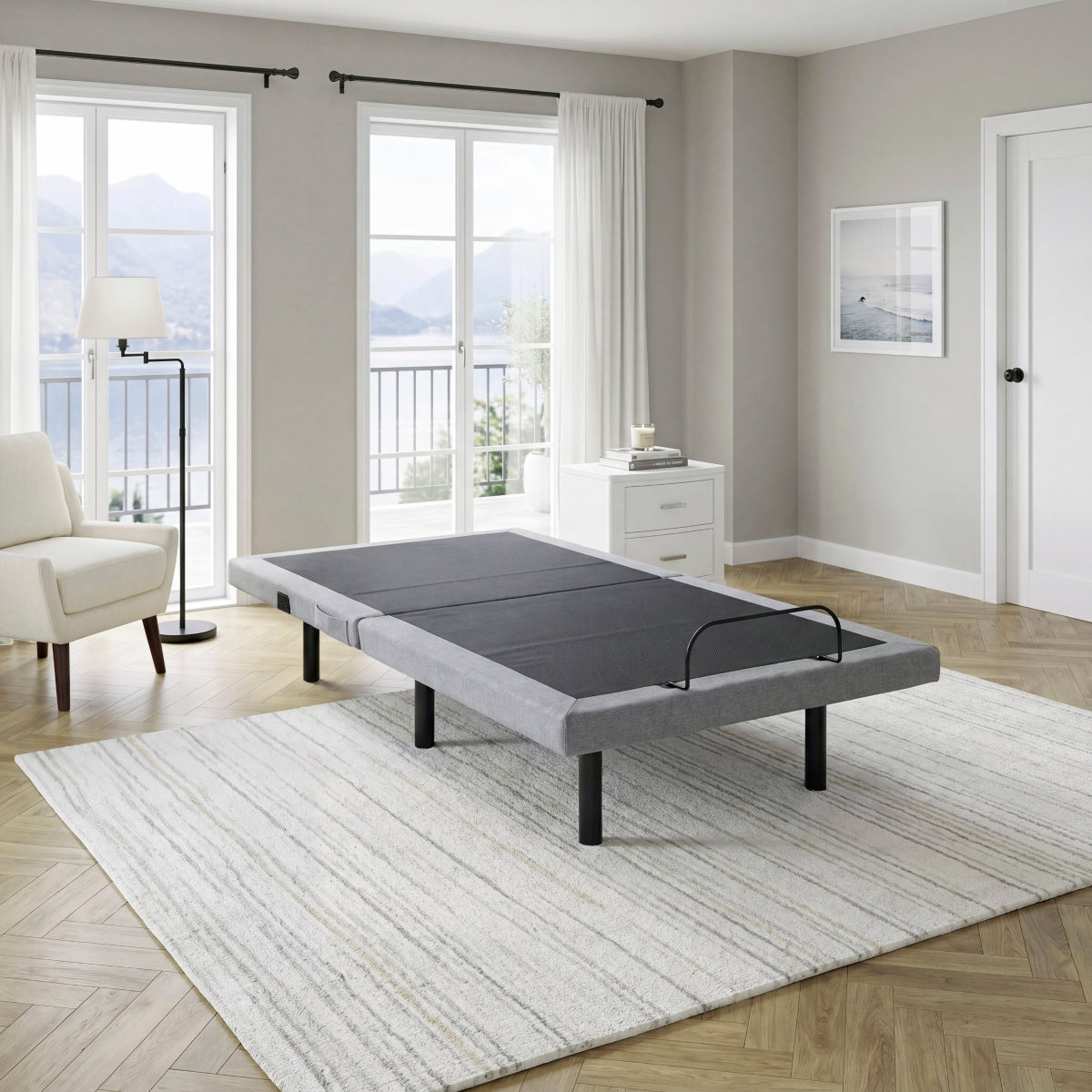 Flex Power Head and Foot Adjustable Bed Frame with Massage, Zero Gravity, Charging Ports and Nightlight