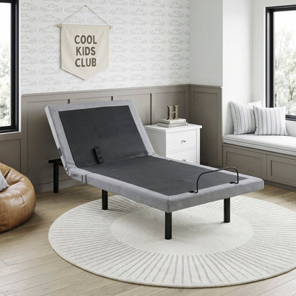 Flex Power Head and Foot Adjustable Bed Frame with Massage, Zero Gravity, Charging Ports and Nightlight