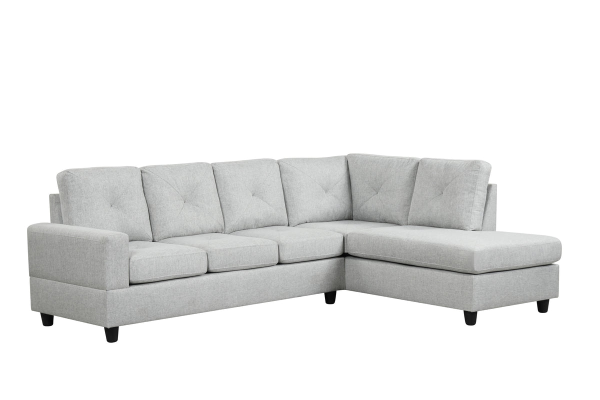 Desmond Sectional (Light Gray)