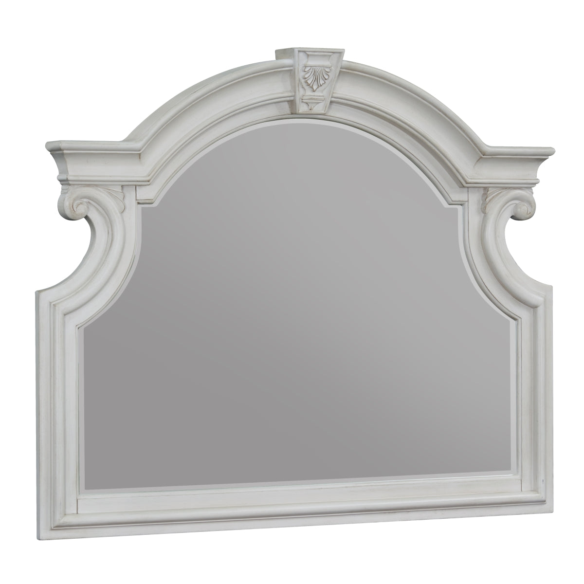 Elbert Mirror, White