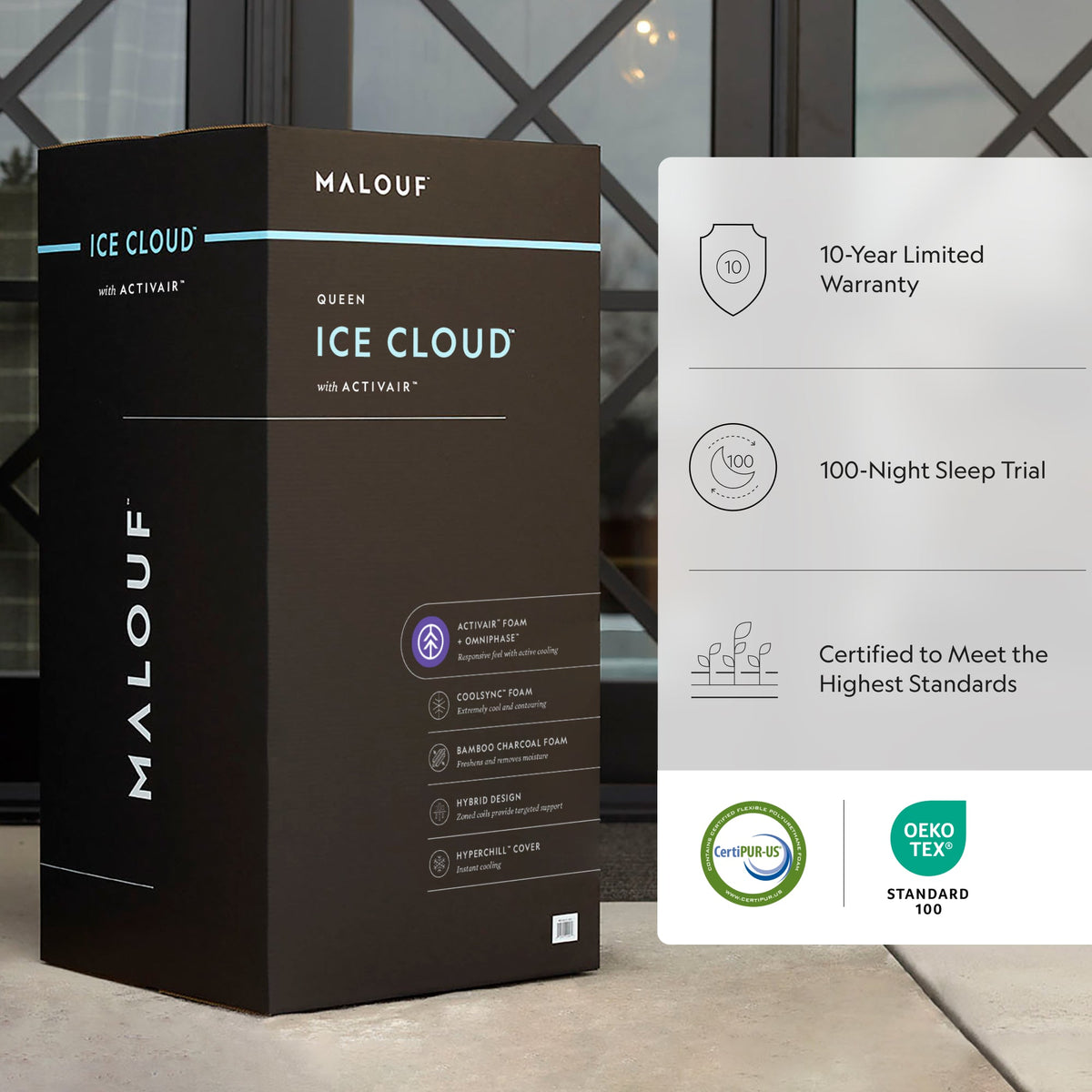 Ice Cloud® 14" CoolSync® Hybrid Mattress