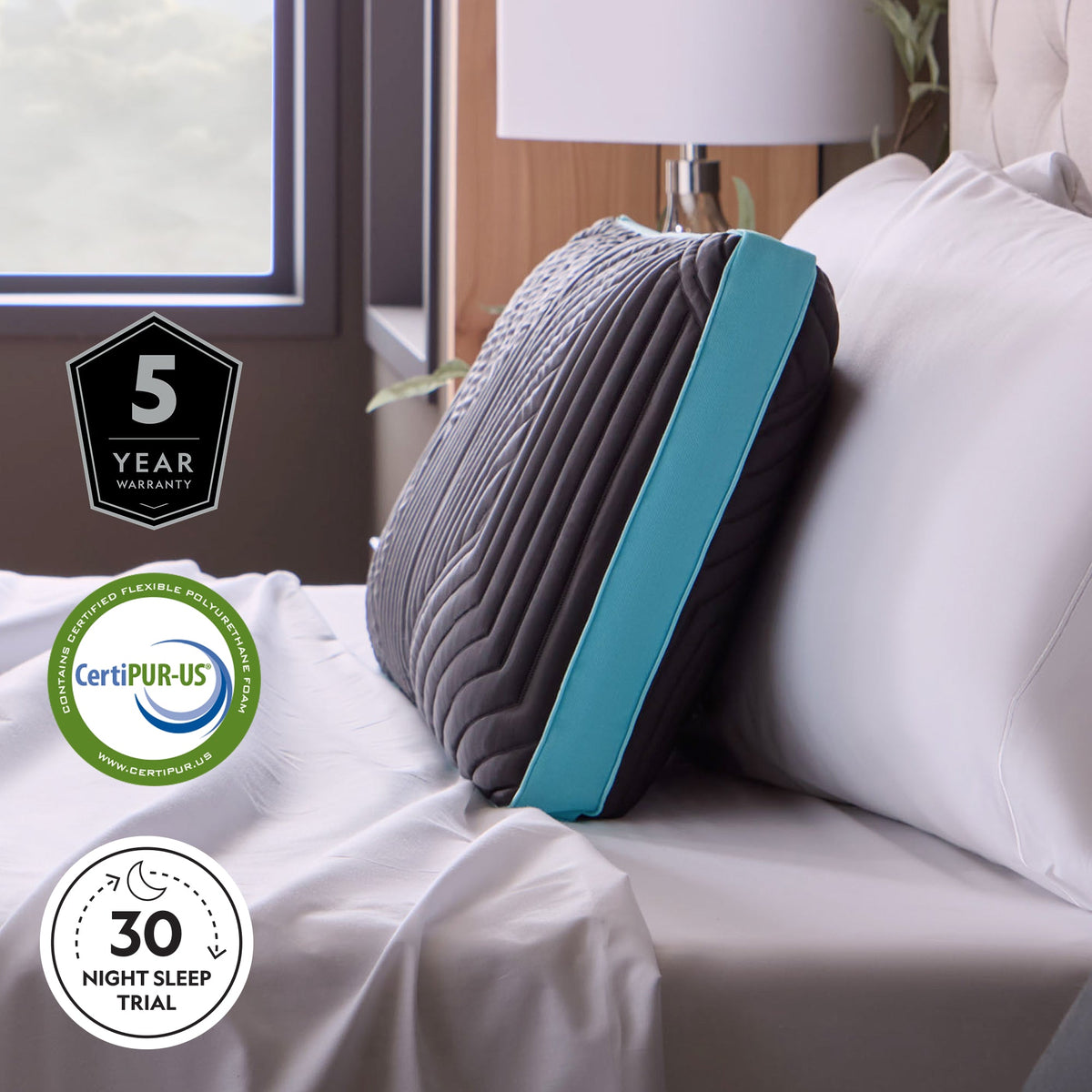 Ice Cloud® + OmniPhase® Mid Loft Pillow