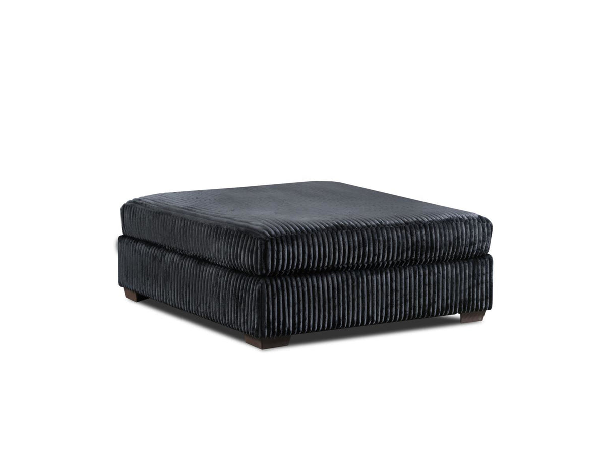 Libby Sectional Black Ottoman