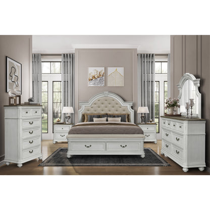 Elbert Mirror, White