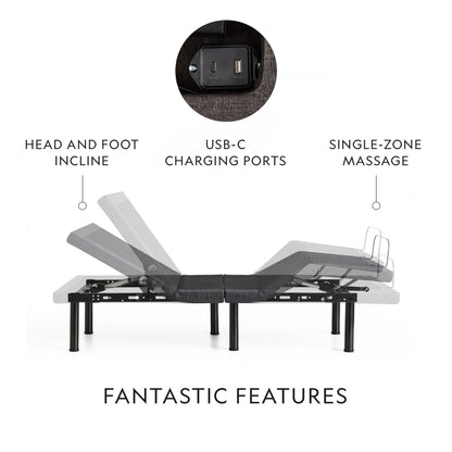M455 Smart Adjustable Bed Base
