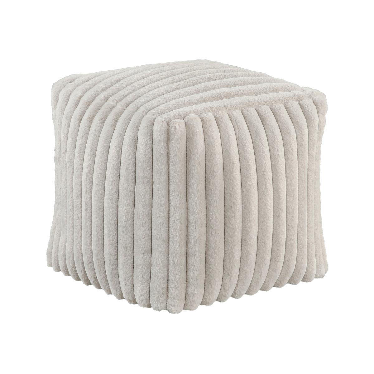 Easley Pouf (no Wooden Frame) - Off-White