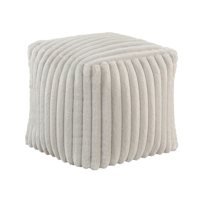 Easley Pouf (no Wooden Frame) - Off-White