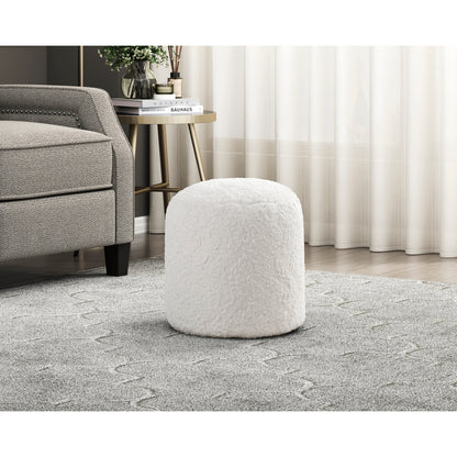 Easley Pouf (no Wooden Frame) - Off-White (P31010)