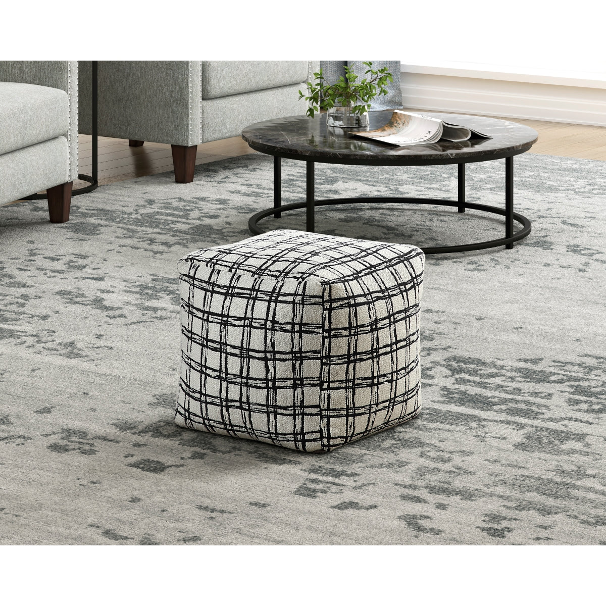 Easley Pouf (no Wooden Frame) - Multi-color (P31014)