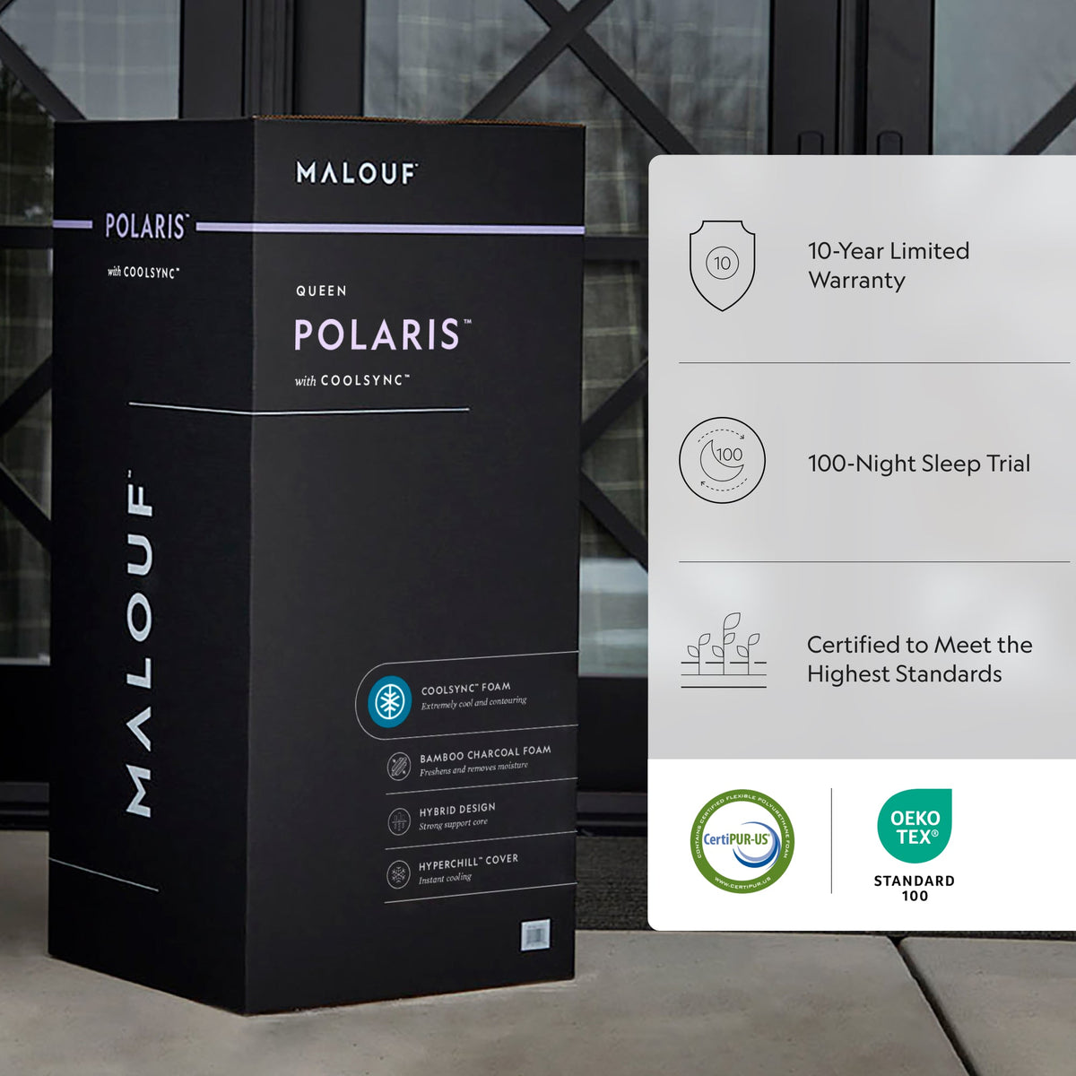 Polaris™ 12" ActivAir™ Hybrid Mattress