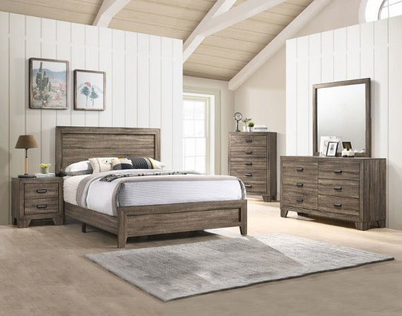 Reno Gray 4PC King Bedroom Set