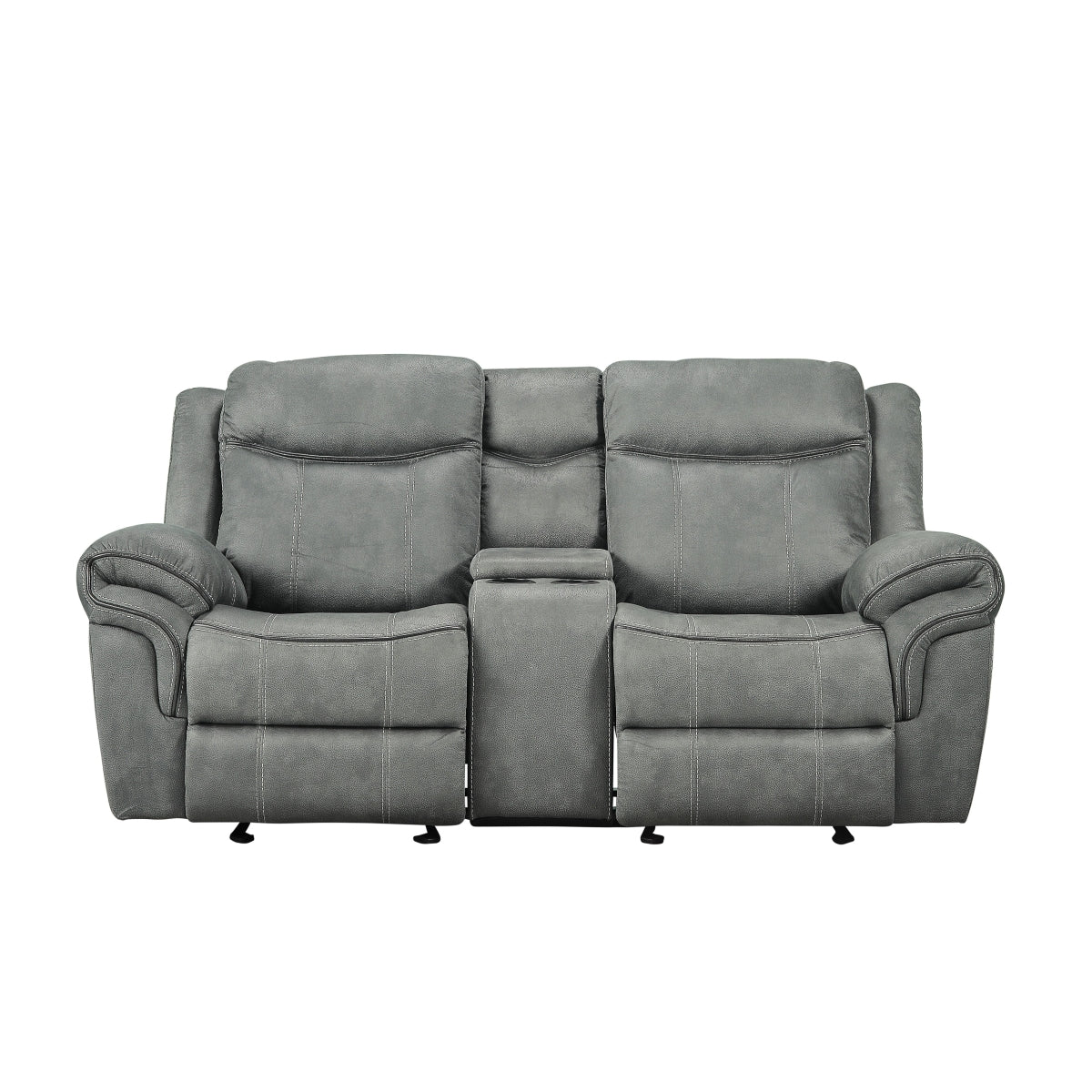 Sorento Reclining Glider Loveseat With Usb And Storage