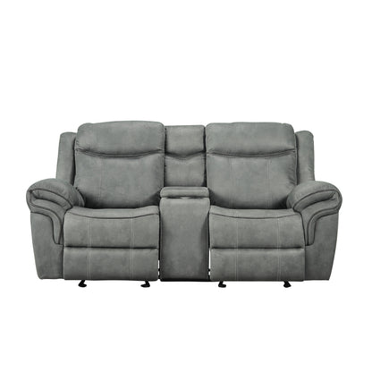 Sorento Reclining Glider Loveseat With Usb And Storage