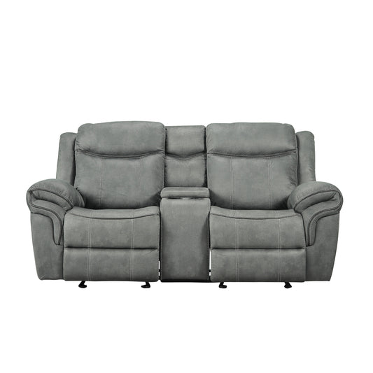 Sorento Reclining Glider Loveseat With Usb And Storage