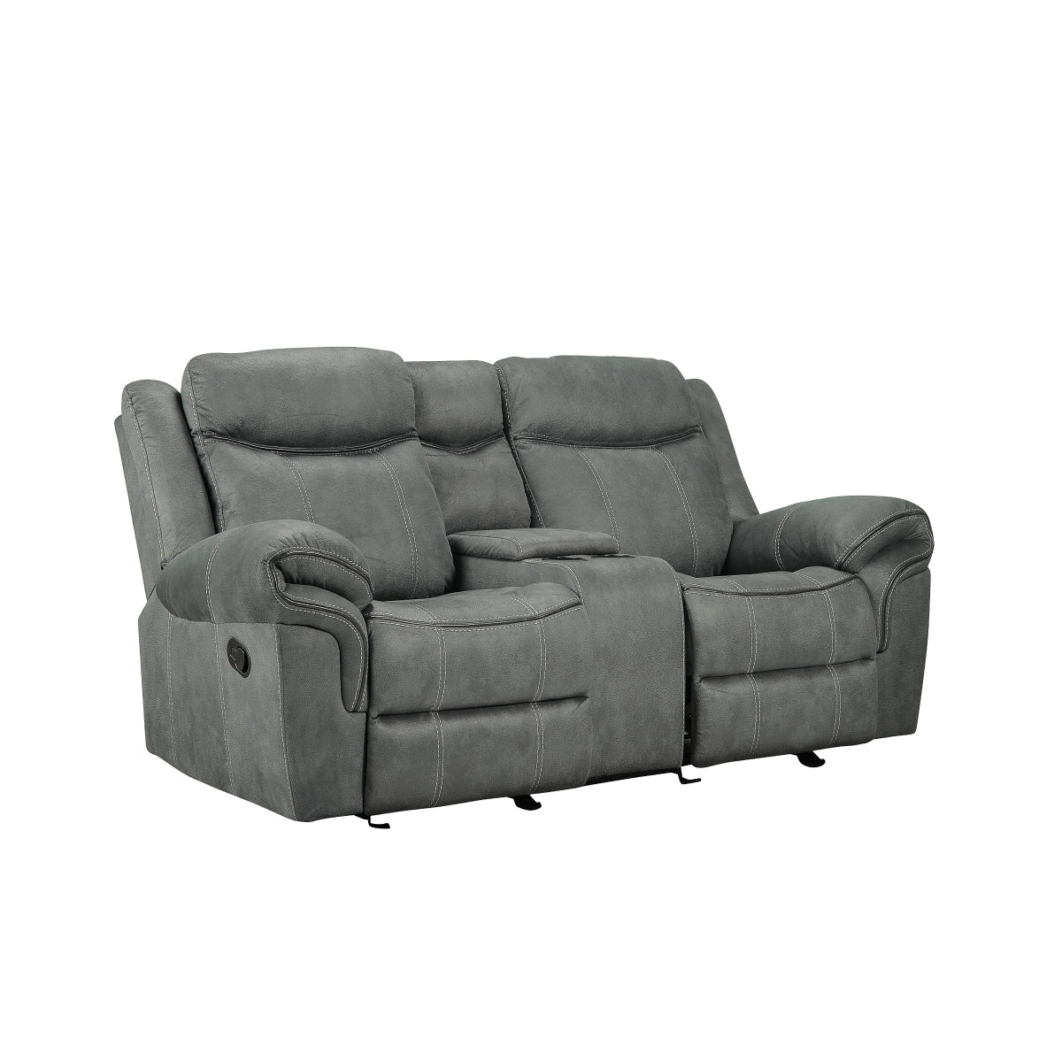 Sorento Reclining Glider Loveseat With Usb And Storage