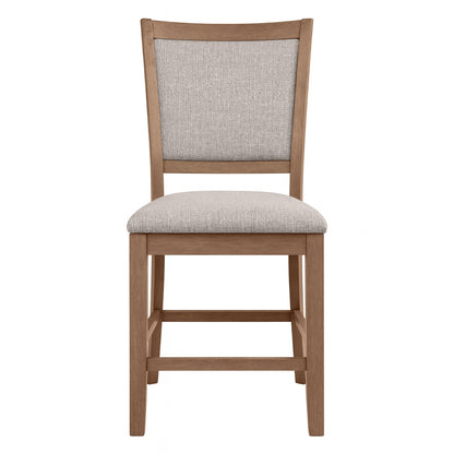 Anya 5 Pc Counter Height Set, Driftwood Finish