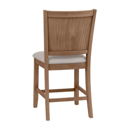 Anya 5 Pc Counter Height Set, Driftwood Finish