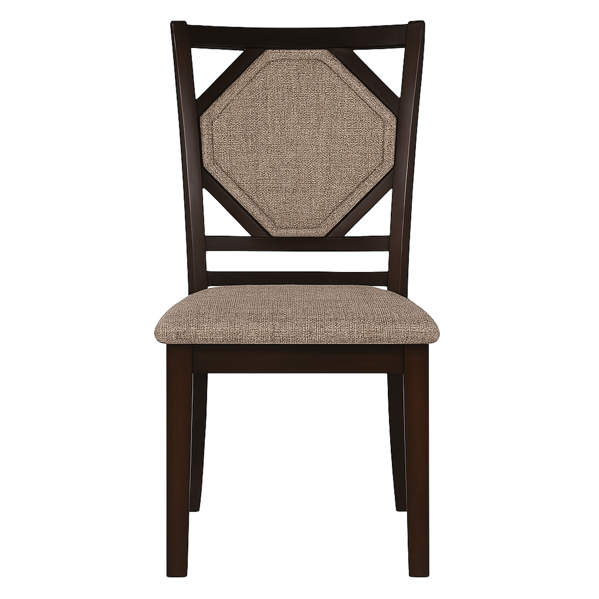 Kaia 5 Pc Dining Set, Midnight Walnut Finish