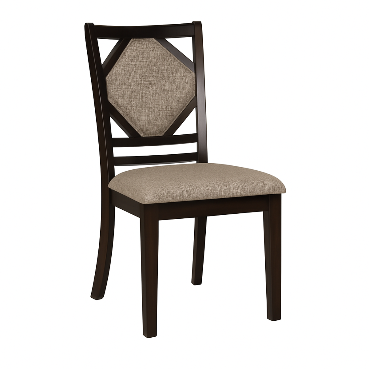 Kaia 5 Pc Dining Set, Midnight Walnut Finish