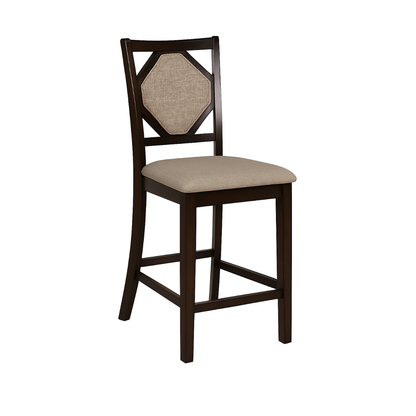 Kaia 5 Pc Counter Height Set, Midnight Walnut Finish