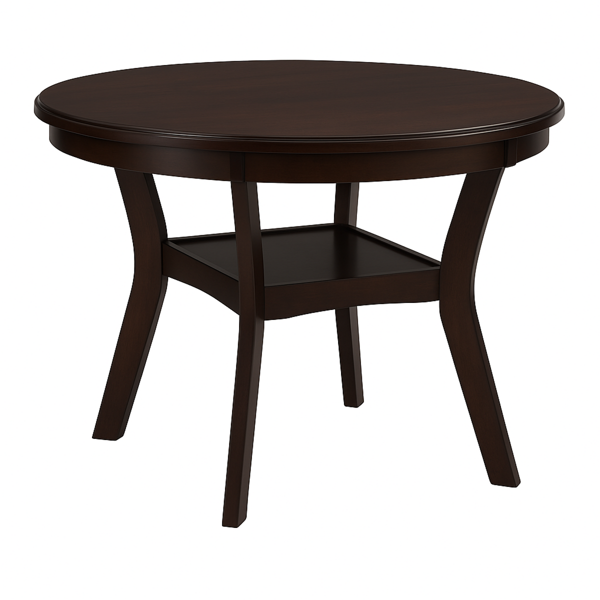 Kaia 5 Pc Dining Set, Midnight Walnut Finish