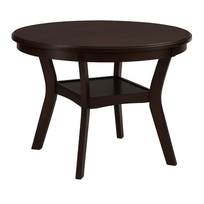 Kaia 5 Pc Dining Set, Midnight Walnut Finish