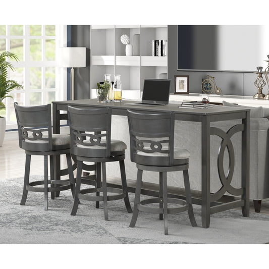 Counter Height Table, Gray Acacia. 3A