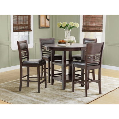 5Pc Pack Counter Height Set, Ebony Mindy