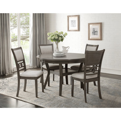 5Pc Pack Dining Set, Gray Mindy Wood