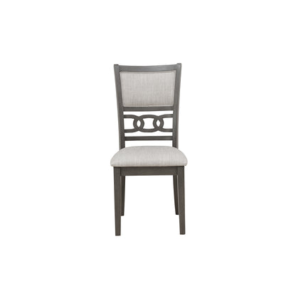 5Pc Pack Dining Set, Gray Mindy Wood