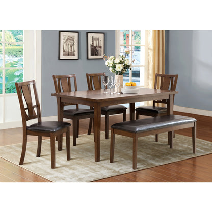 6-Piece Pack Dinette Set, Brown Mindy