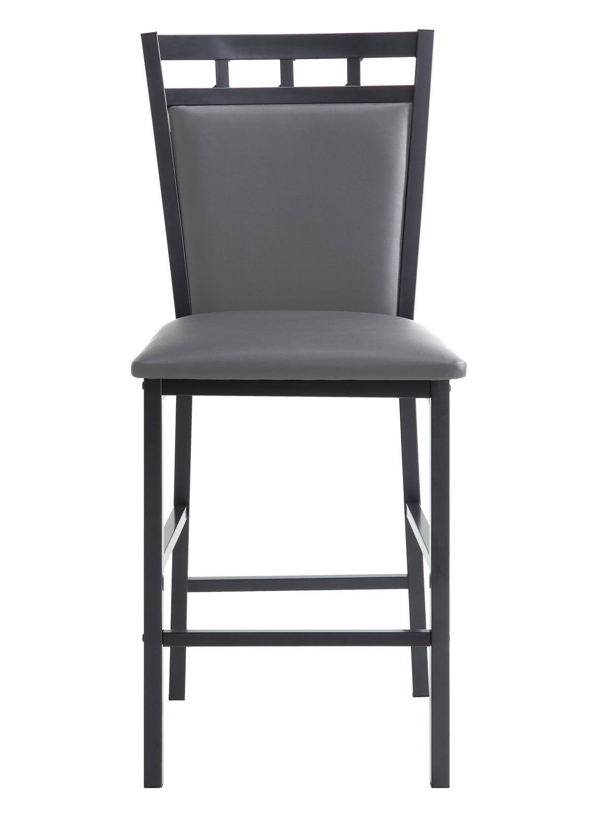 Counter Height Chr, Gray (4 In 1 Box)