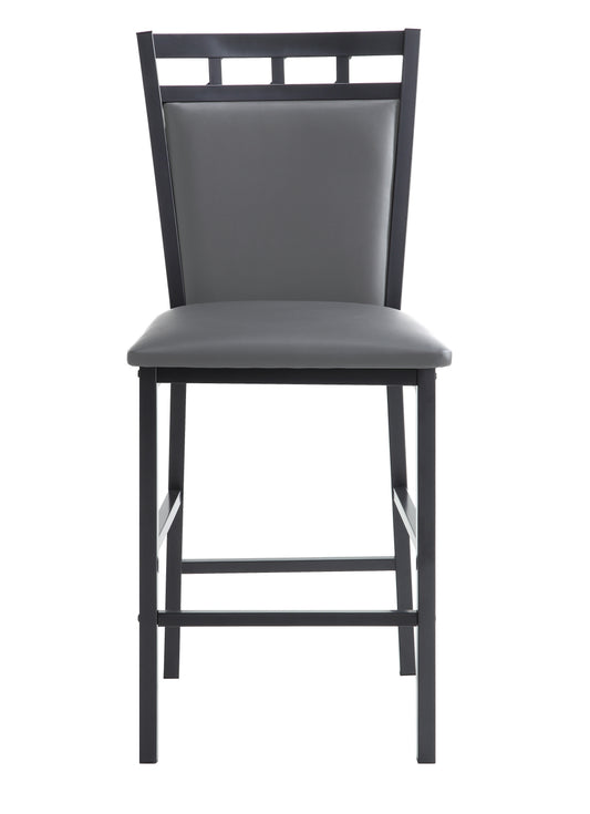 Counter Height Chr, Gray (4 In 1 Box)