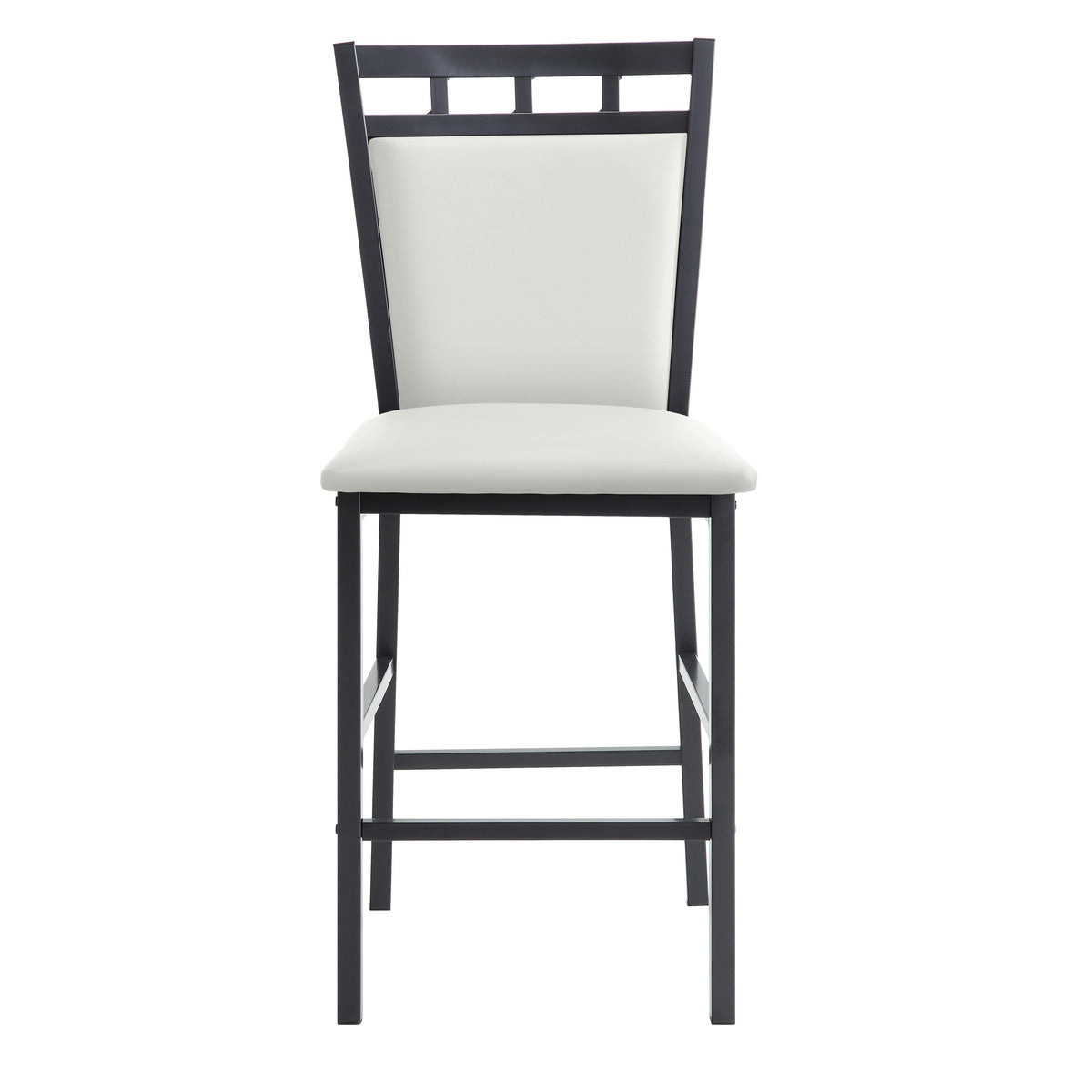 Counter Height Chr, White (4 In 1 Box)