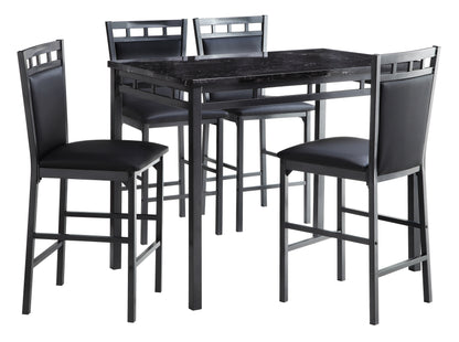Counter Height Chr, Bk (4 In 1 Box)