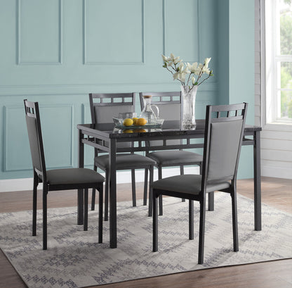 Side Chair, Gray (4 In 1 Box)