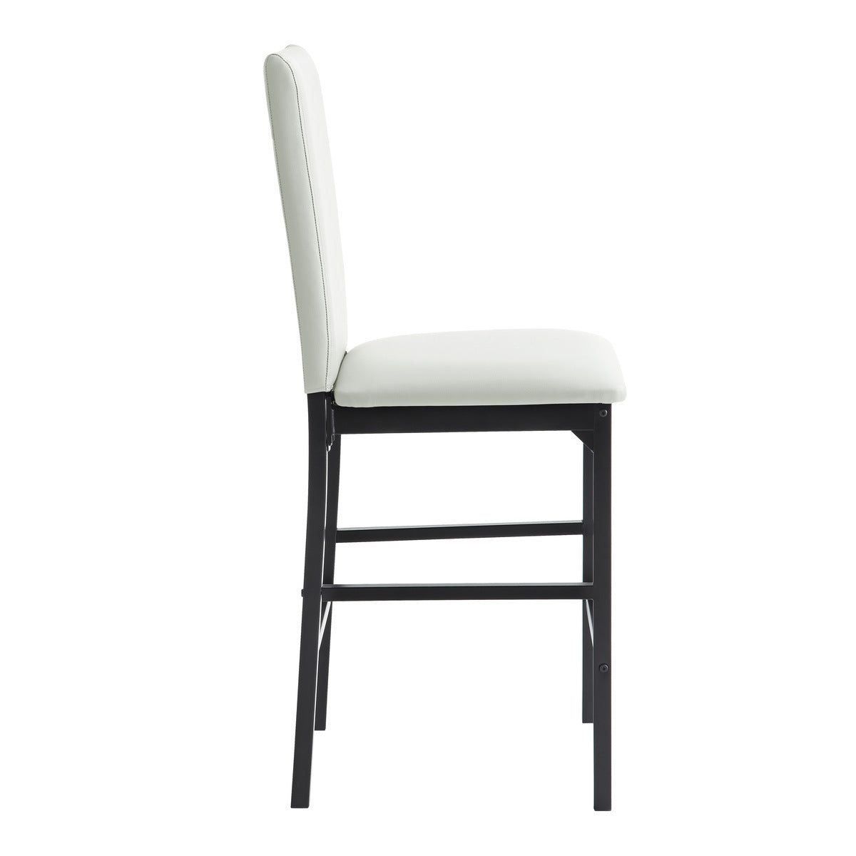 Counter Height Chair, White (4 In 1 Box)