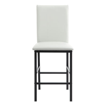 Counter Height Chair, White (4 In 1 Box)